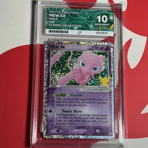 POKÉMON Mew ex 88/92 Celebrations: Classic Collection Holo - ACE 10 GEM MINT