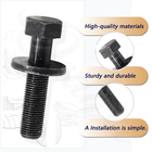 Black metal blade bolts, 3-piece set, with high-quality materials, sturdy and durable, installation is simple.