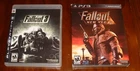 Fallout 3 & Fallout New Vegas Playstation 3 PS3 Lot Complete CIB MINT