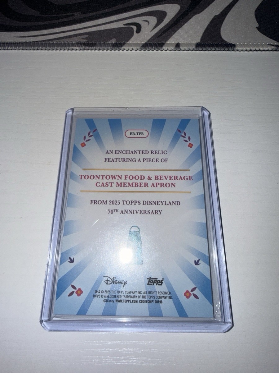 Topps Disneyland 70th Anniversary Enchanted Relics /25 | eBay