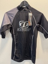 JET PILOT JP14524-S- Black SHORT SLEEVE YOUTH RASH SHIRT Small New With Tags