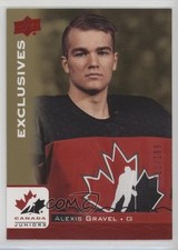 2017 Upper Deck Team Canada Juniors Exclusives Red 11/199 Alexis Gravel #54 0a4