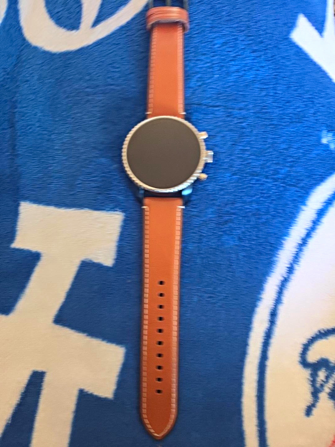 Fossil Q Explorist HR Gen 4 DW6F1 Smartwatch Brown Leather