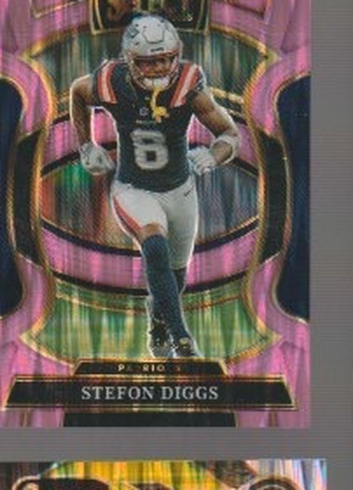 2024 Select Stefon Diggs Pink Prizm Patriots Football