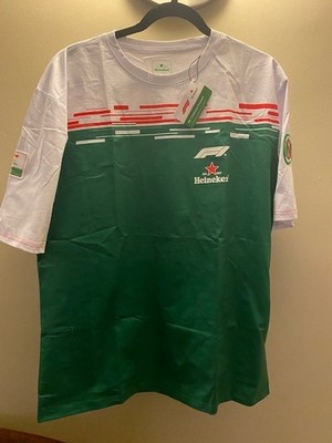 Formula 1 Shirt Mens S,M,L,XL Heineken F1  Licensed product beer  all sizes