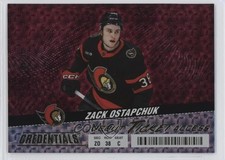 2024 Credentials Debut Ticket Access Horizontal Red /99 Zack Ostapchuk #118 q2c