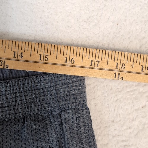 NUOVO J.Crew Tripper Corto Blu Uomo L 33x7" Cucitura Interna Cotone Pois Elastico Vita - Foto 4 di 7