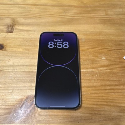 Apple iPhone 14 Pro 256GB Purple Touch Screen Rear Camera GPS MQ1D3LL/A