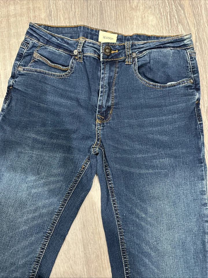 Hudson Skinny Jeans Dark Wash Denim Everyday Casual Kids Size 16 - Image 2 of 4