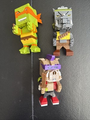 Ninja Turtles MEGA BLOKS Kubros SDCC 2016 Michelangelo, Rocksteady, Bebop