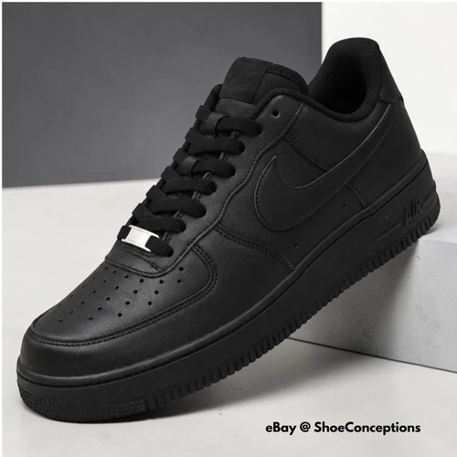 Nike Air Force 1 '07 Triple Black CW2288-001 Men's Sizes NEW