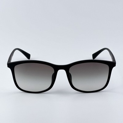 Prada Linea Rossa Men Sunglasses Black Grey Grad Rectangle PS01TSF DG00A7 NEW