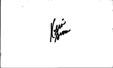 1990's -Kevin Brown- Signed/Autograph/Auto Index Card Texas Rangers MLB