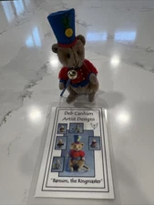 DEB CANHAM BARNUM THE  RINGMASTER 103 Of 150 Mice Circus Collection