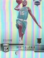 SCOTTIE LEWIS ROOKIE 271/999 SILVER DONRUSS ELITE 2021-22