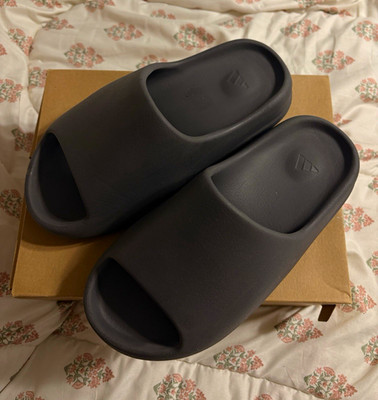 adidas Yeezy YZY Slide Gray Foam Cushioned Slip-On Sandal Unisex US 7