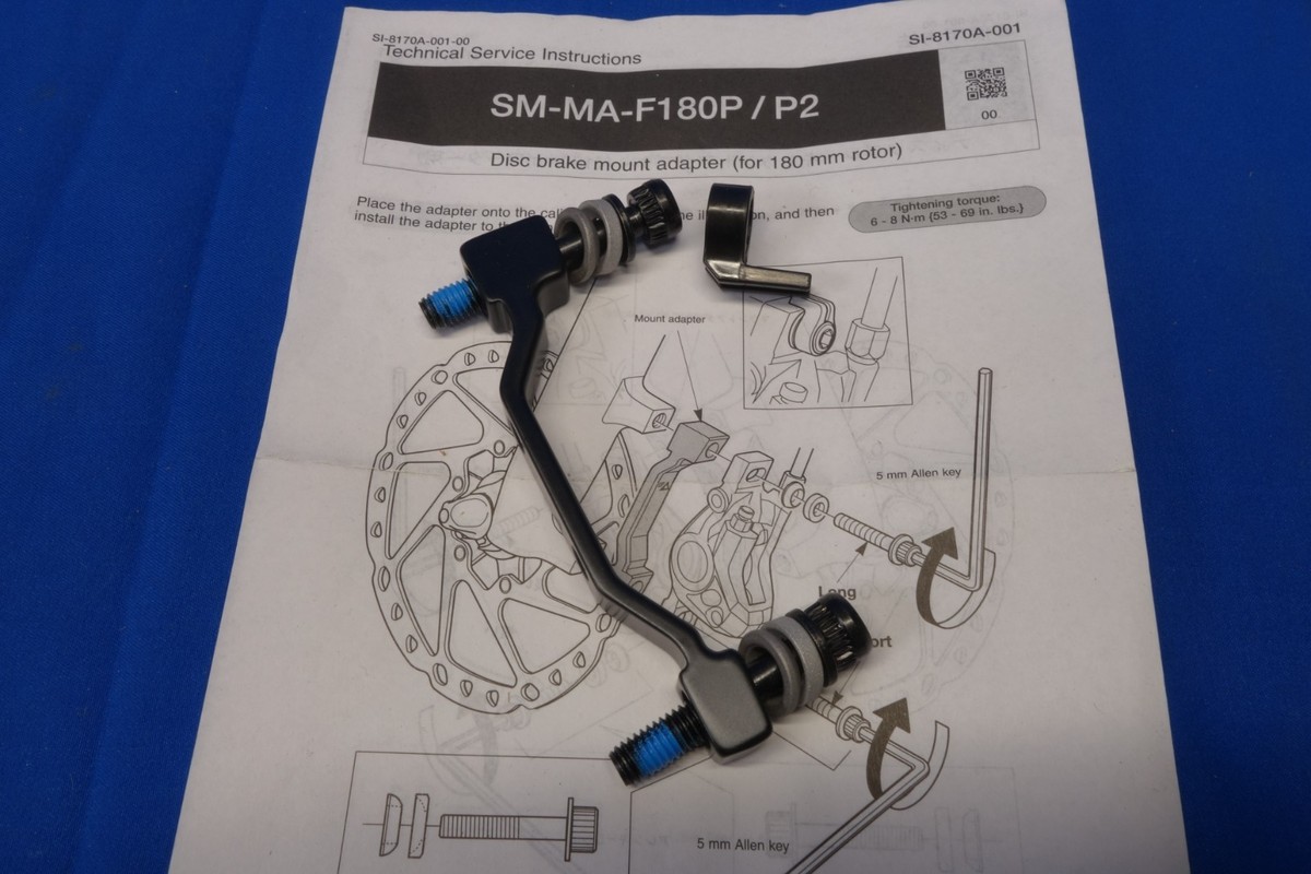 Shimano SM-MA-F180P/S Disc Brake Mount Adaptor w/opkge – Bicycles