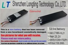 Hover-1 Comet Scooter Battery Shenzhen Longting LT1865-HL21 25.2V 4.0Ah 100.8Wh