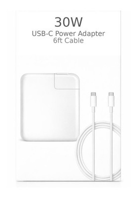 New 30W Apple MacBook Pro MacBook Air USB C Fast Charger Power Adapter & Cable