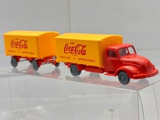 Wiking-Replika I.M.U. Kasten LKW als "Coca Cola" m. Fh MAGIRUS orangegelb-rot