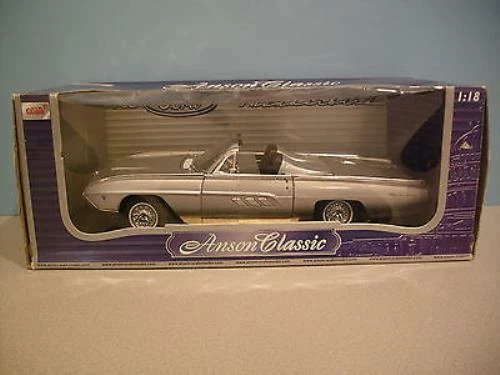 1:18 Anson Ford Thunderbird '63 Convertible black, red, silver, white NIB - Image 3 of 4