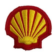 Vintage Shell Gas Oil Clam Shell Logo Embroidered Iron On Sew On Patch