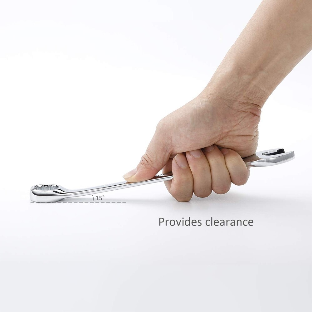 12-Piece Combination Wrench Set | Metric 6-24mm| 12-Point | with Rolling Pouch