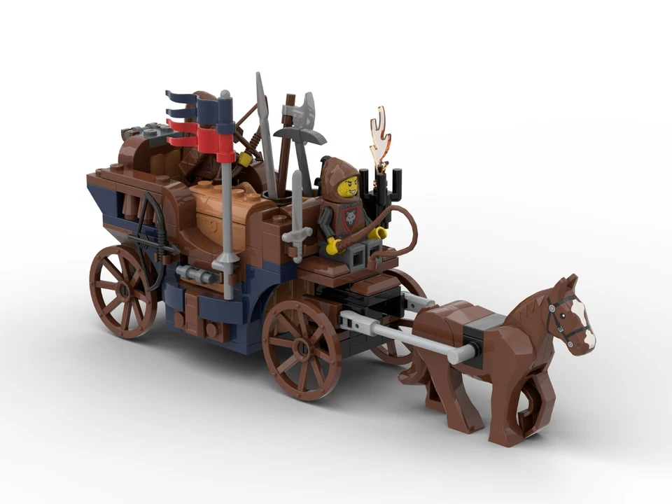 MOC aus LEGO® Wolfpack Carriage / Kutsche der Wolfsbande  Passt zu 10305 10332 - Bild 2 von 4