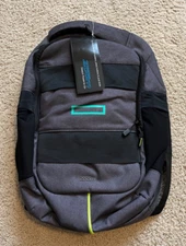 NWT Lightweight Zoom Power To Go Backpack Padded Laptop Hewlet Packard - READ!