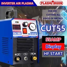 Plasma Cutter CUT55 55Amp 110V Inverter DC Air HF Start Cutting Machine 14mm