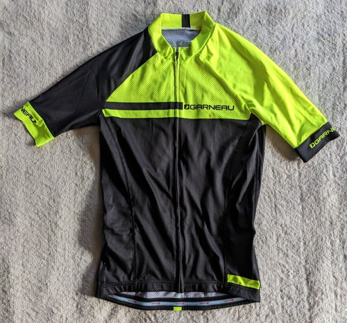 Maillot Cycliste Homme Garneau - 3XL - Jaune Et Noir - Zippé - NEUF Avec étiquettes