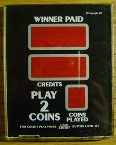 Igt Slot Machine Part Winner Paid Glass Black 2 Coin Used 4 X 5 3 8 Ebay