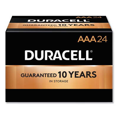 Duracell CopperTop Alkaline Batteries, AAA, 24/BX