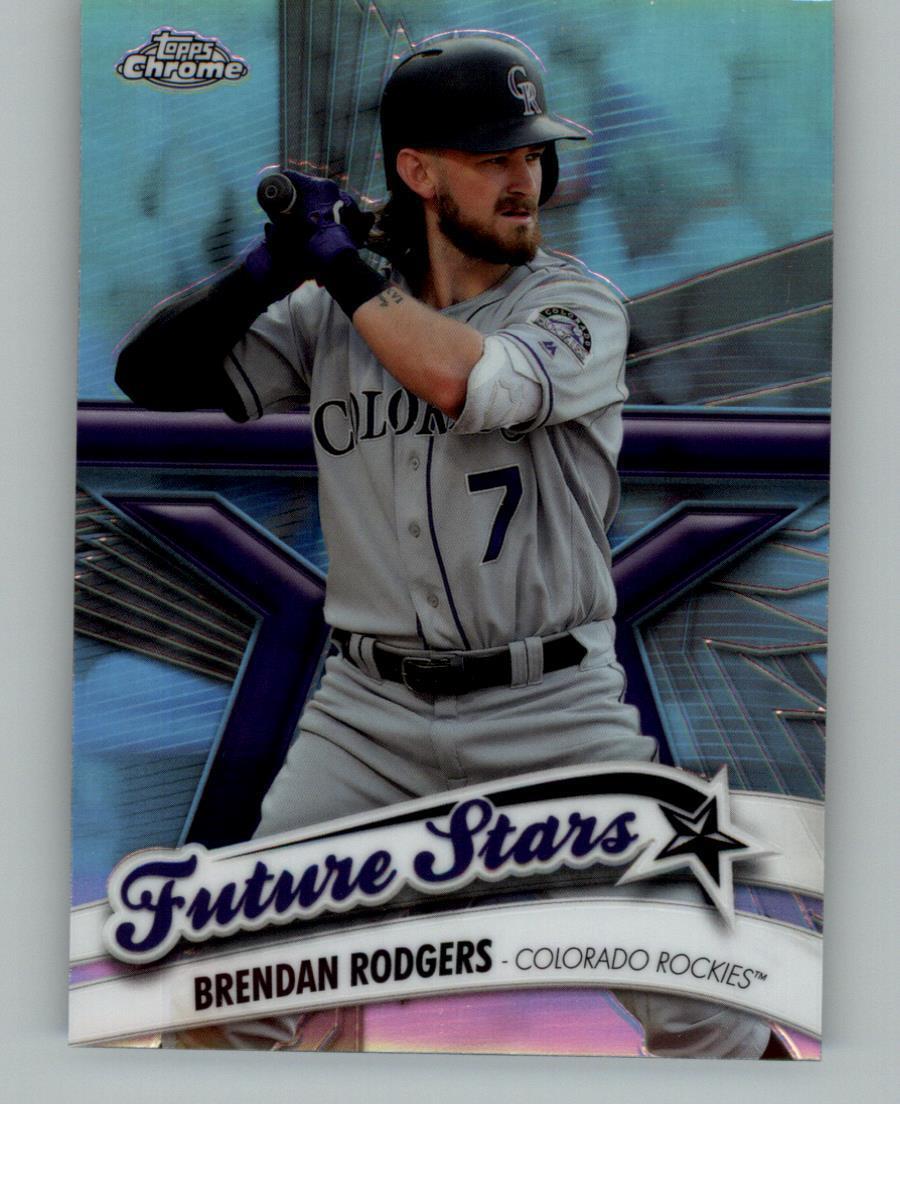 2020 Topps Chrome Brendan Rodgers FS-12   Colorado Rockies Future Stars