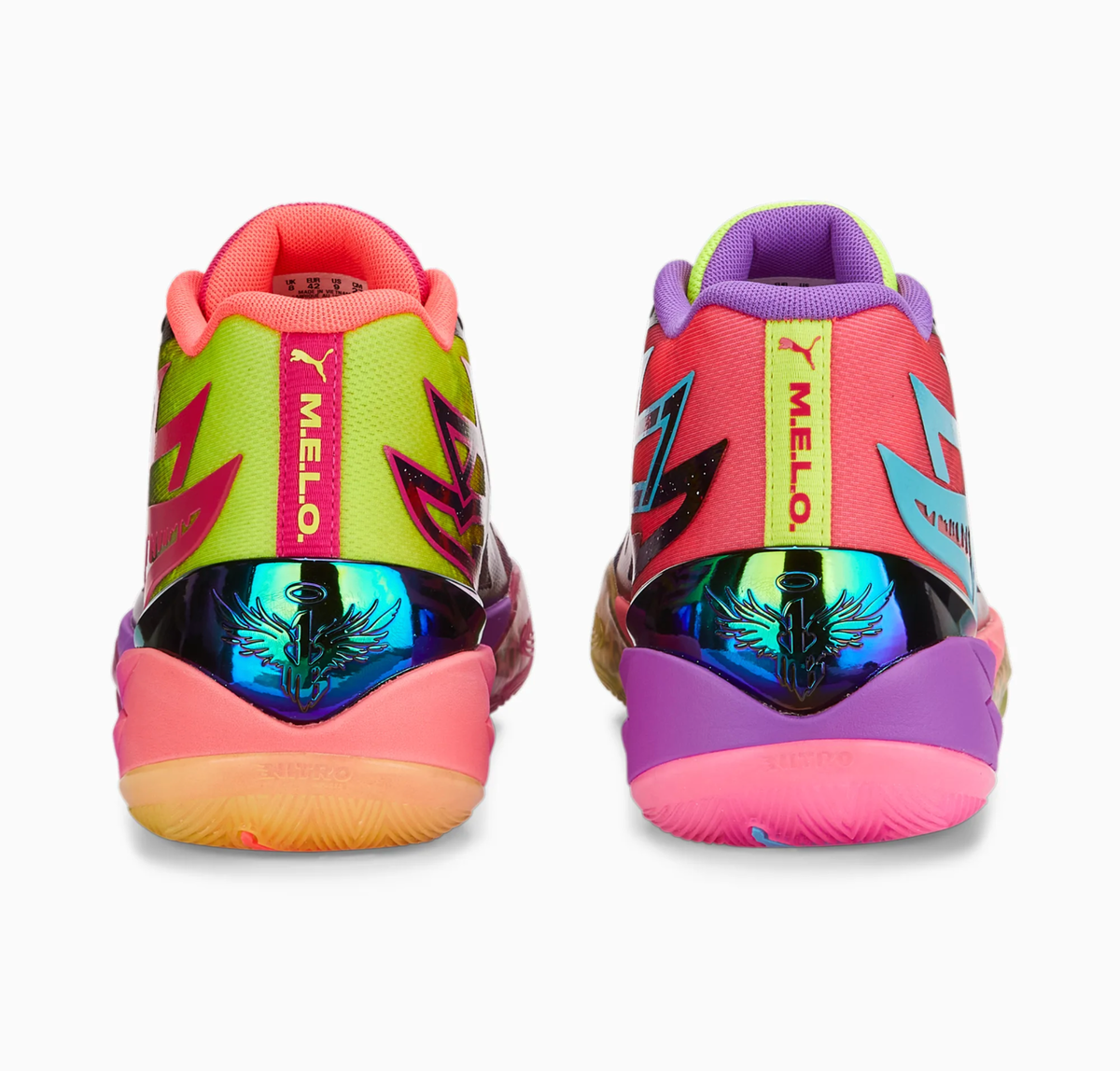 Puma Lamelo Ball MB.02 Be You Purple Glimmer Safety Yellow Puma Lamelo Ball MB.02 Be You Purple Glimmer Safety Yellow