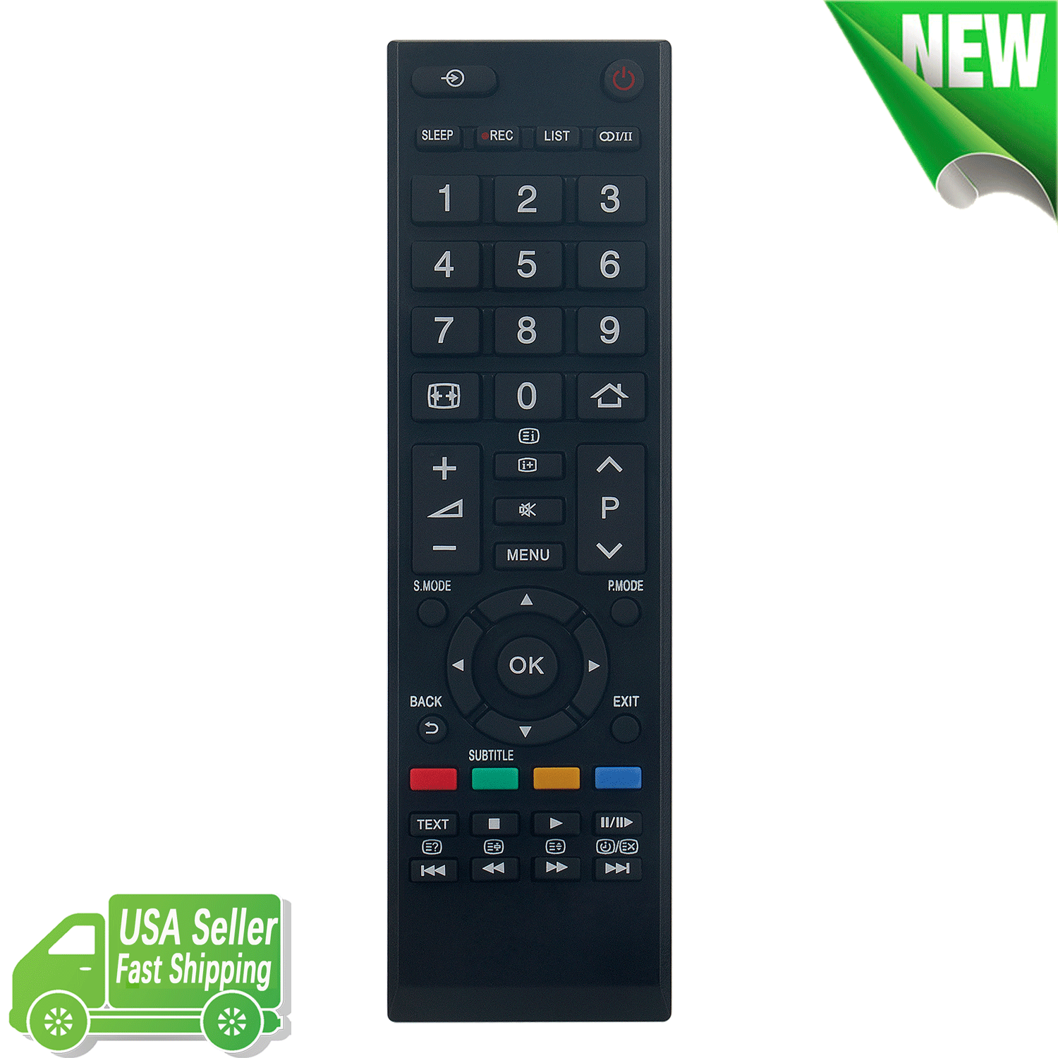 New CT-8551 Replacement Remote Control For Toshiba LCD TV