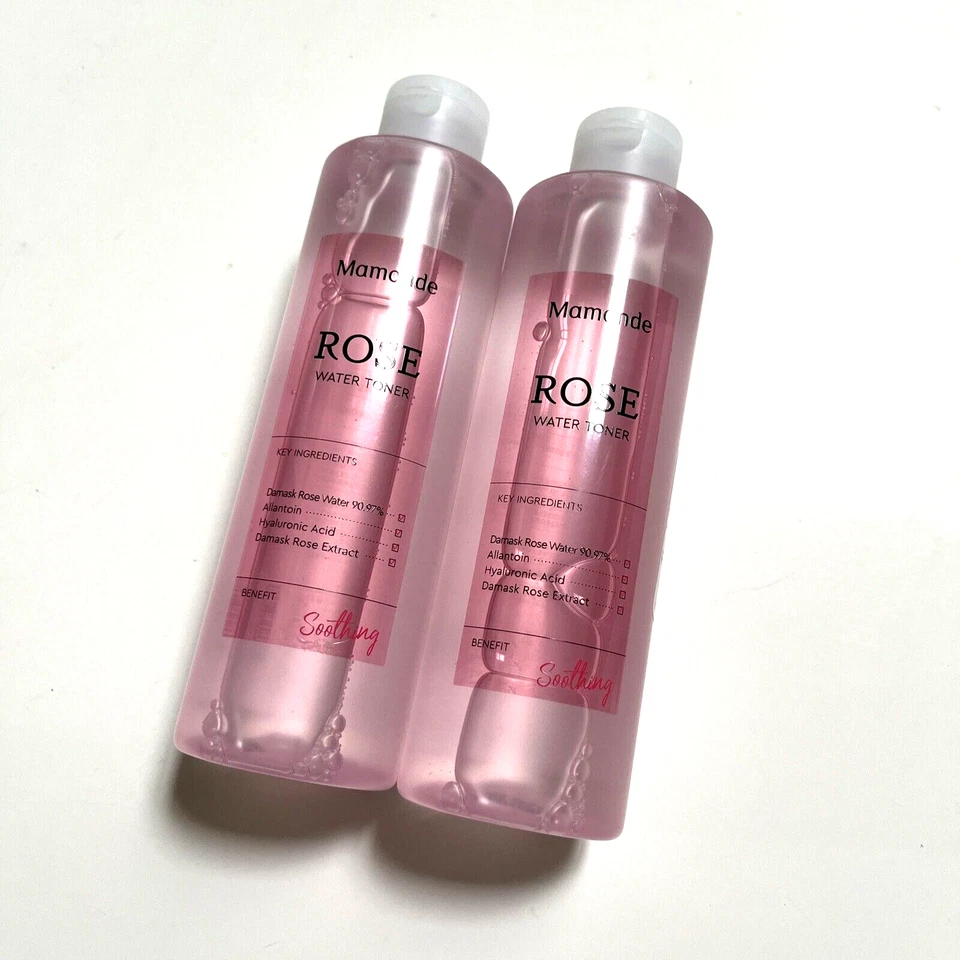 Lot 2pc Mamonde Rose Water Toner 250ml | Korean K-Beauty Hydrating Skincare - Image 2 of 3