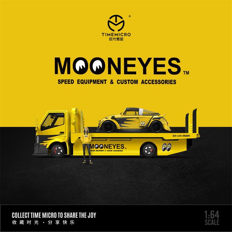 1/64 timemicro 日野 H300 積載車　ビートル　mooneyes Time Micro 1:64 beetle Mooneyes / H300 Flatbed Trailer / Set