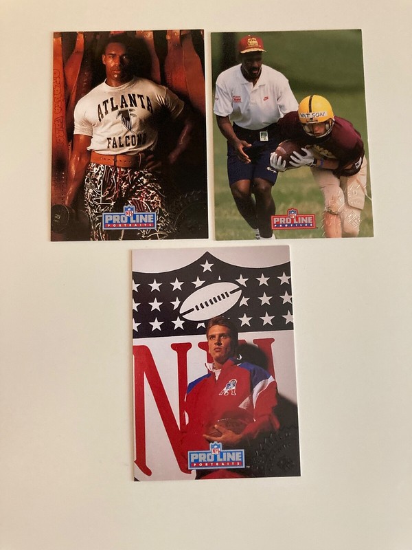 1992 Proline Football autograph lot of 3