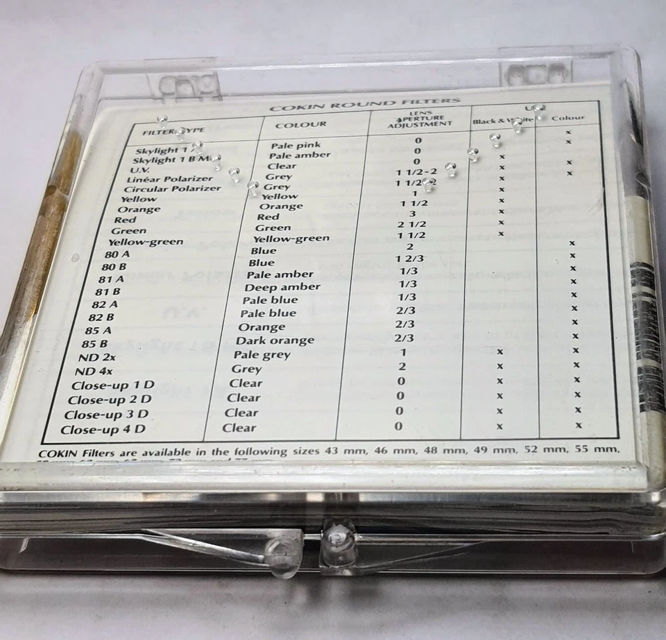 Genuine Cokin 46mm 81B 81-B 81 B Color Warming Glass Lens Filter 46 mm Warm tone - Image 4 of 4