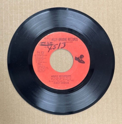 FIRST CHOICE PHILLY GROVE RECORDS 45 NEWSY NEIGHBORS/THIS LITTLE WOMAN 183