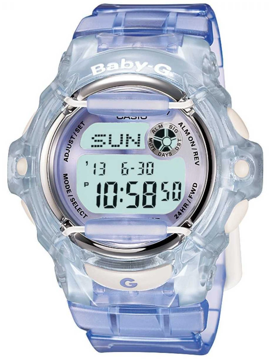 Casio Orologio Digitale Da Donna Baby G Lilla Blu BG 169R 6ER