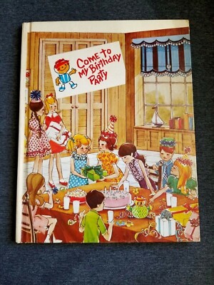 Come to My Birthday Party (HC 1969) by Western Staff (Vintage Kids Activities)