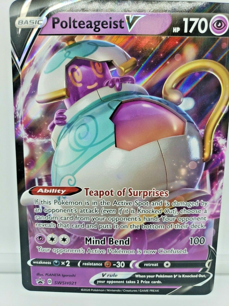 Pokemon Jumbo Cards Polteageist V SWSH021