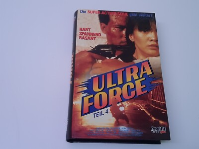 Ultra Force Teil 4 1988 VHS German PAL Video Hartbox Simon Yam Tiger Cage
