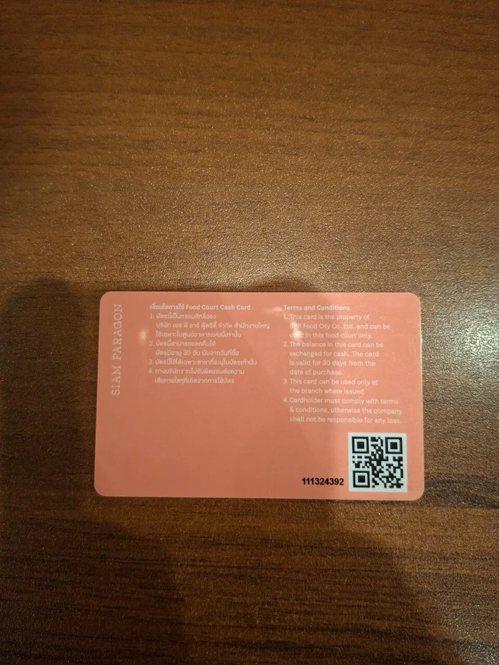 Food card Bangkok, Thailand - Image 2 of 2