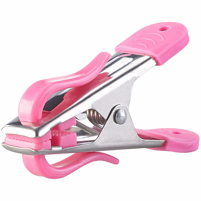 PEARL Wäscheklammer-Set 40 Stück Mit Doppelhaken – Soft-Grip In 5 Farben