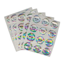 25mm Laser Tamper Evident Warranty Void High Security Labels Stickers 1000pcs