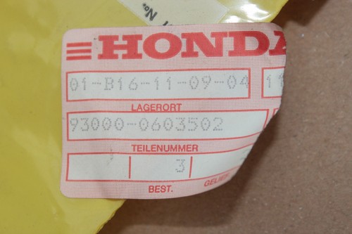 NUEVO 2x Tornillo M6x35mm orig. Honda 93000-0603502 para Honda Z50A CB750Four NOS - Imagen 3 de 4