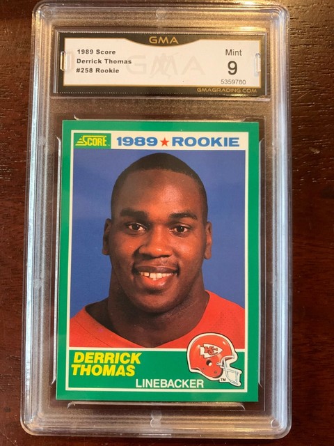 1989 Score Derrick Thomas 258 Football Card For Sale Online EBay